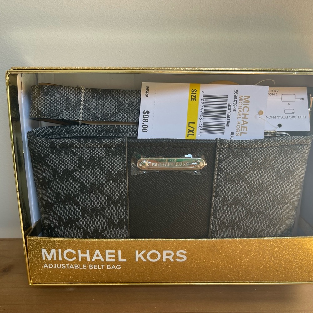 Michael Kors Gray Belt Bag